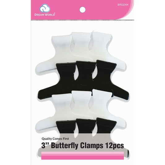 Brittny Clamp Butterfly 3 Inch