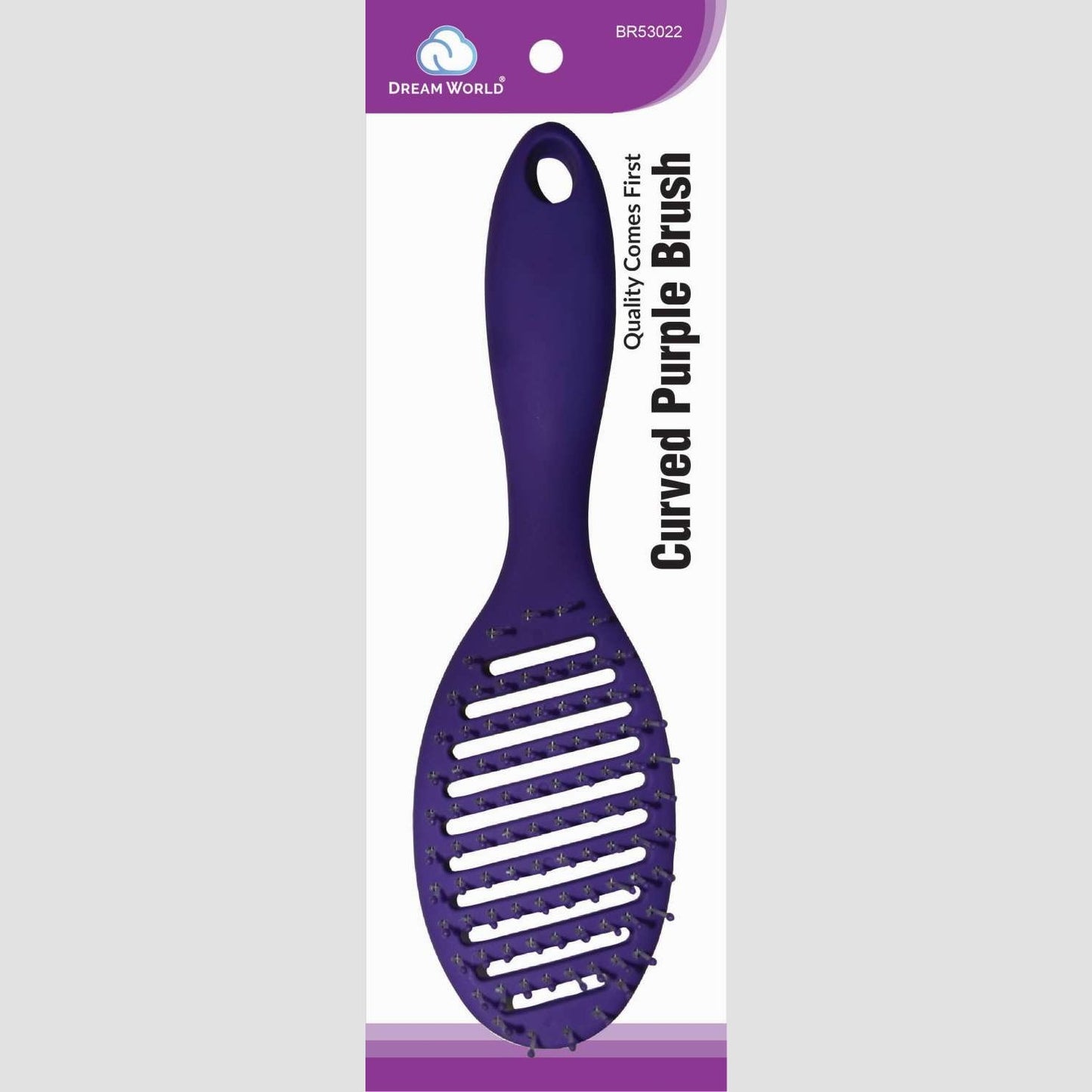 Brittny Brush Curved Purple