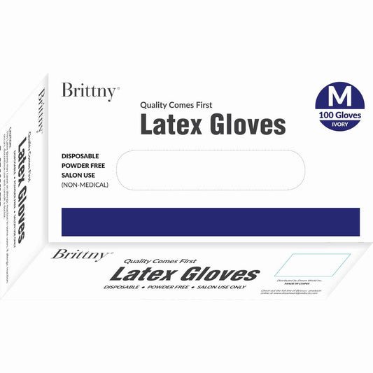 Brittny Latex Gloves 100Box Medium