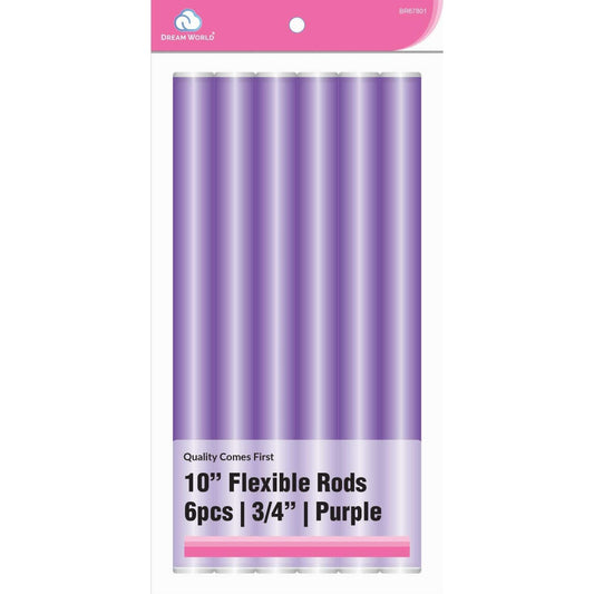 Brittny Rod Flex 10 Purple 6Ct - 0.75