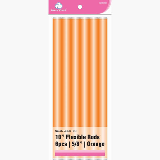 Brittny Rod Flex 10 Orange 6Ct - 0.625