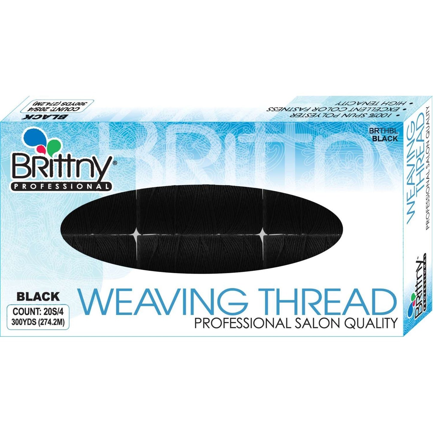 Hilo para tejer Brittny, 300 yardas, negro