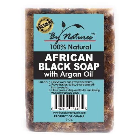 By Natures Premium Af.Black Soap Argan
