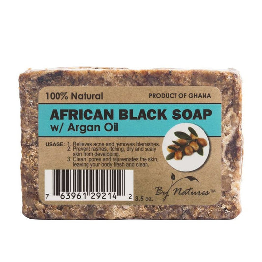 By Natures African Black Soap- Argan