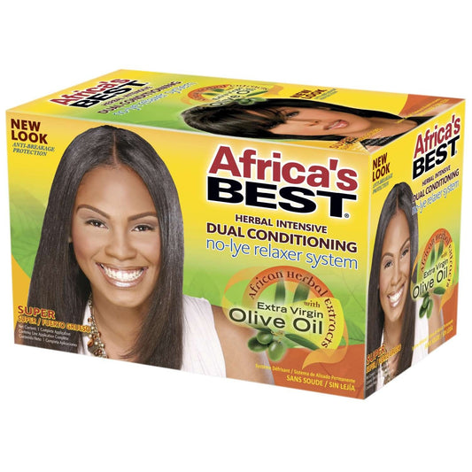 Africas Best No-Lye Relaxer Kit Super