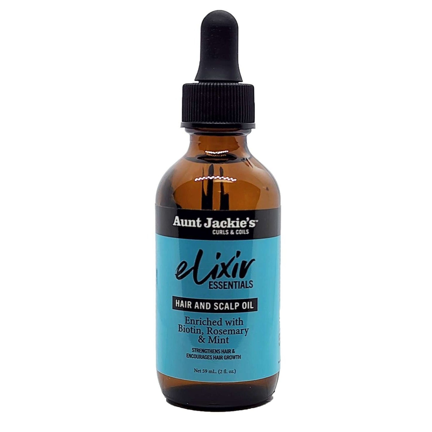 Aunt Jackies Elixir Hair And Scalp Oil Biotin Rosemary  Mint