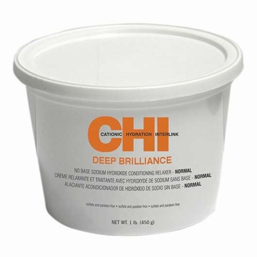 Chi Deep Brilliance No Base Sodium Hydroxide Conditioning Relaxer  Normal
