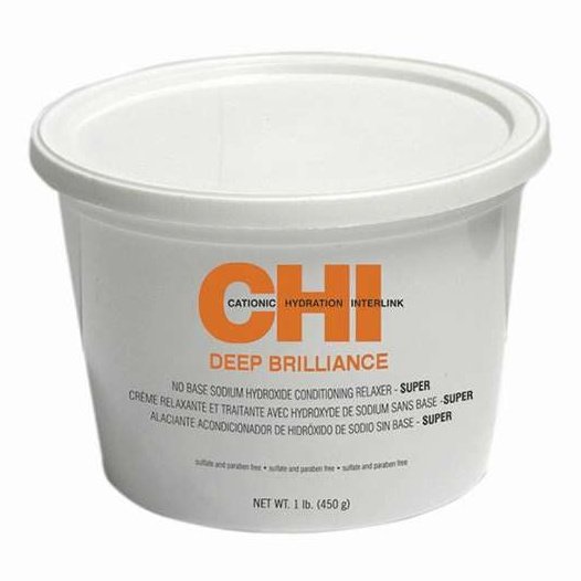 Chi Deep Brilliance No Base Sodium Hydroxide Conditioning Relaxer  Super