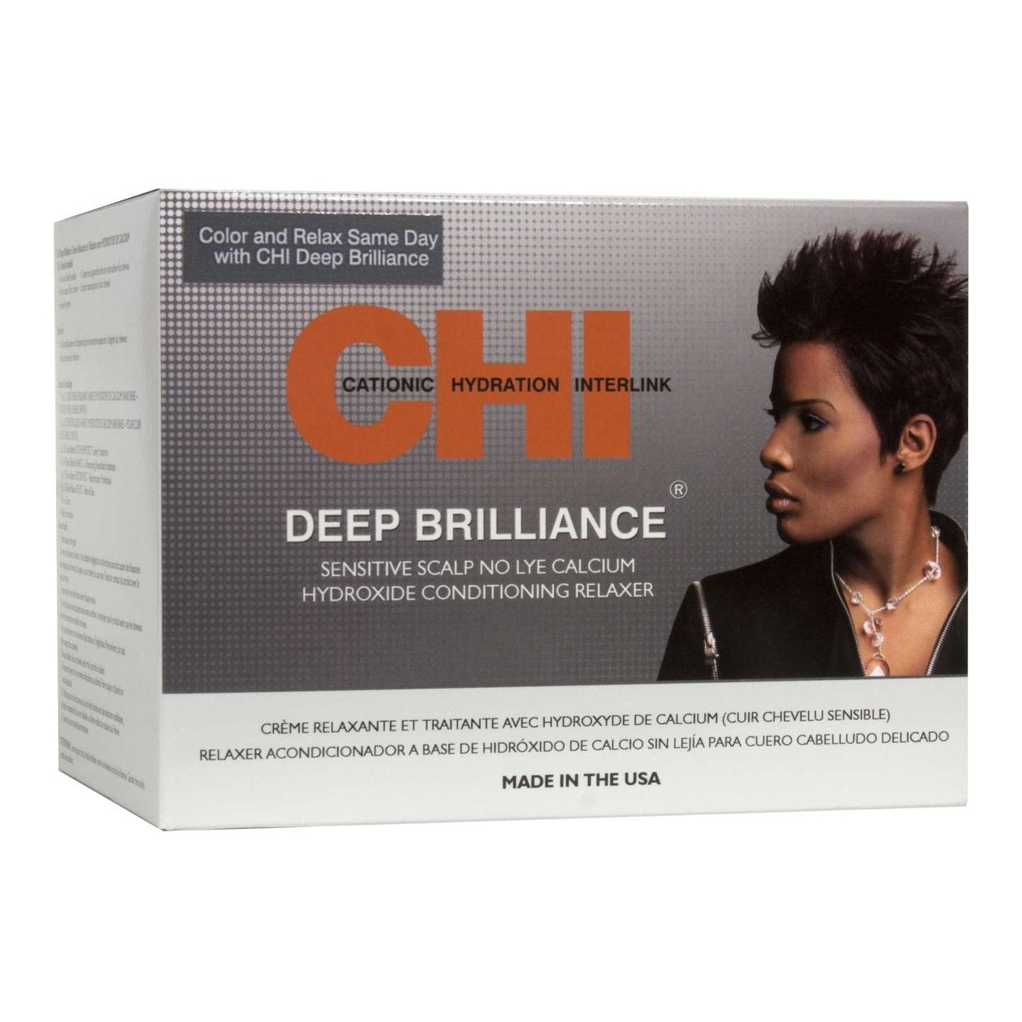 Chi Deep Brilliance Sensitive Scalp No Lye Calcium Relaxer Kit