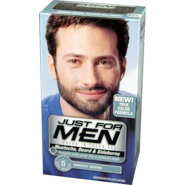 Just For Men Moustache  Beard 50  Darkest Brown