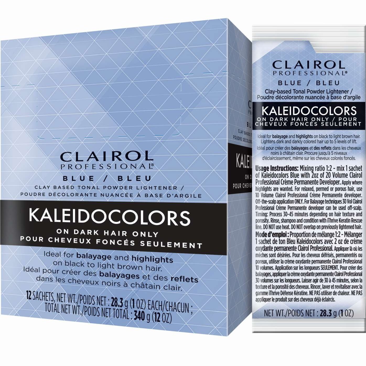 Kaleidocolors Powder Lightener  Blue 12-Piece Display