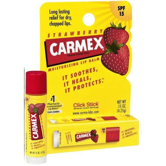 Carmex Daily Care Strawberry Flavor With Spf 15 Carded Stick