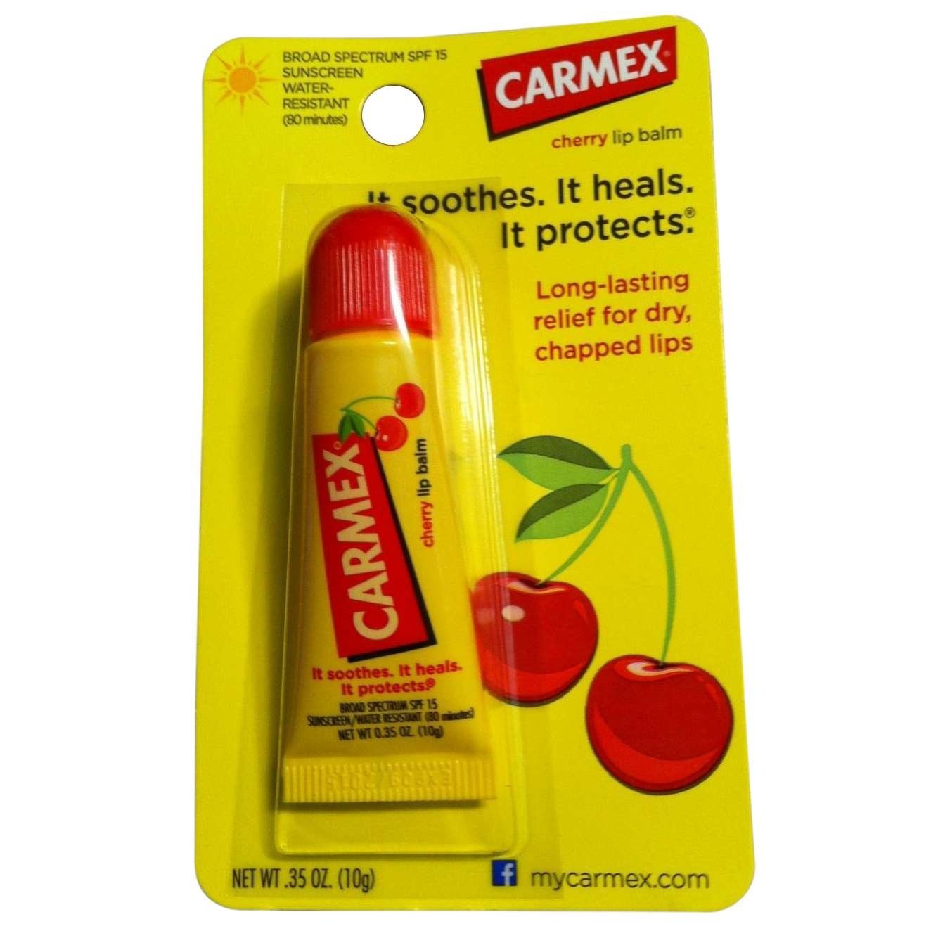 Carmex Daily Care Sabor Cereza Con Spf 15 Blíster Tubo Exprimible