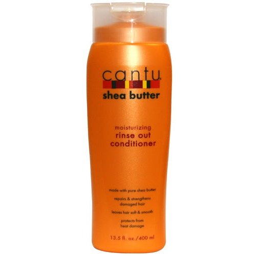 Cantu Acondicionador de enjuague hidratante con manteca de karité, 13,5 oz.