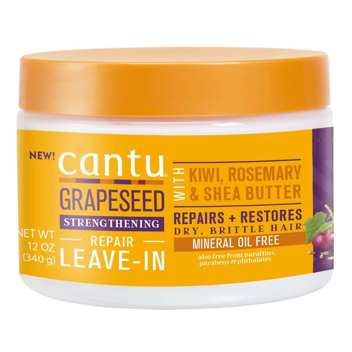 Cantu Grapeseed Strengthening Repair Leave-In