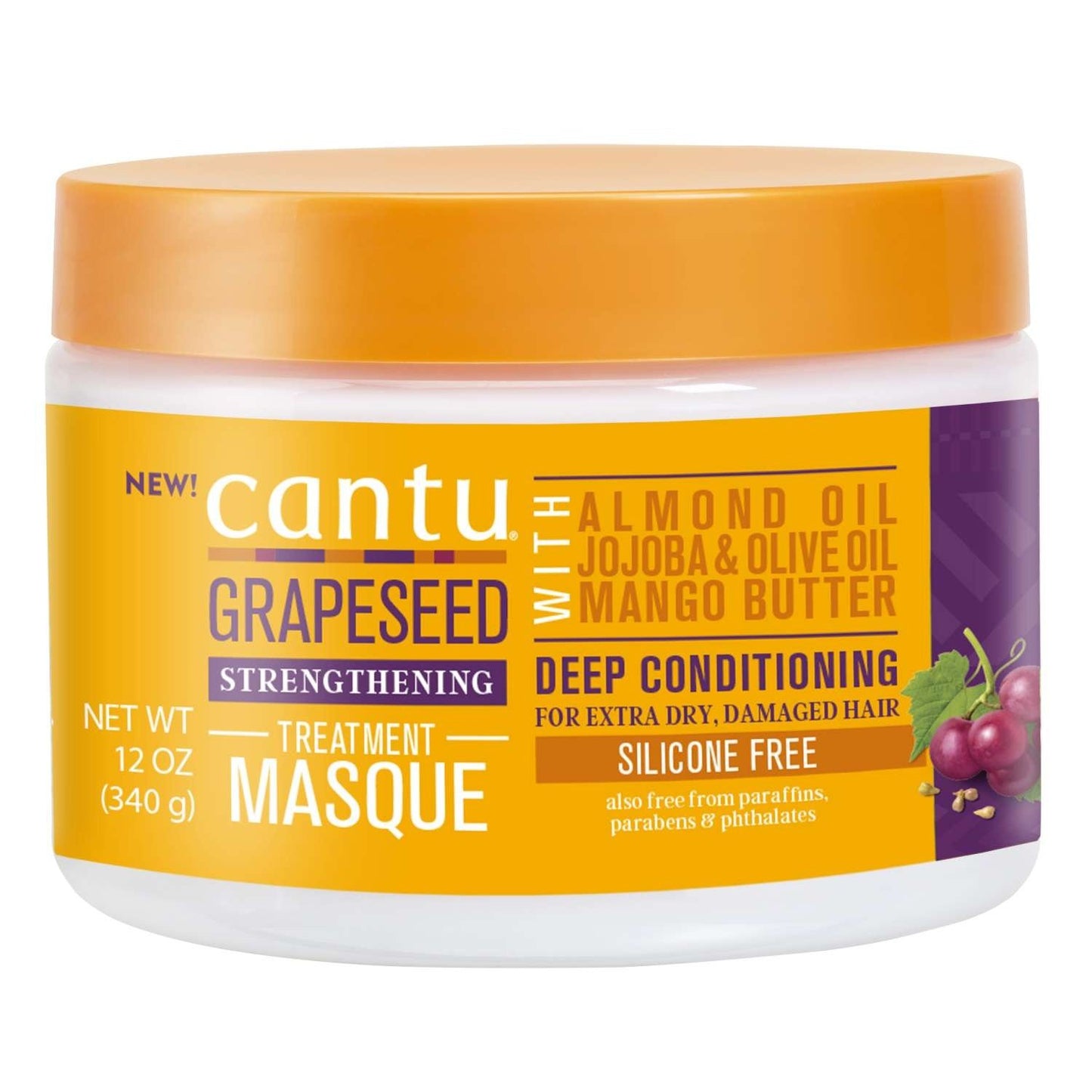 Cantu Grapeseed Strengthening Deep Conditioning Treatment Masque