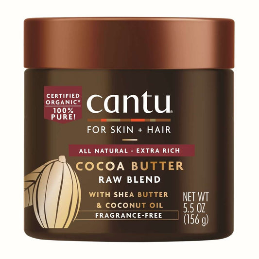 Cantu For Skin Care Hair 100% Pure Cocoa Butter Raw Blend