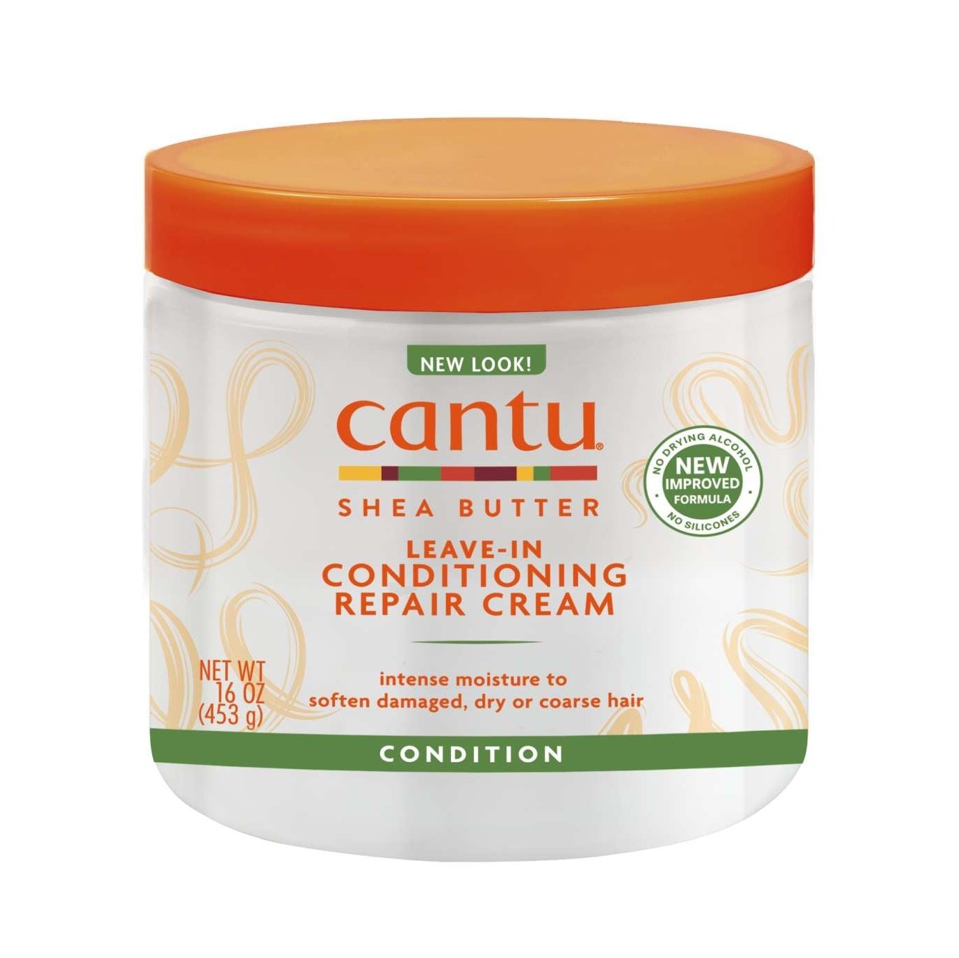 Crema reparadora acondicionadora sin enjuague con manteca de karité Cantu