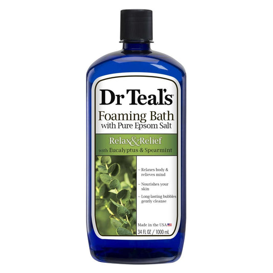 Dr Teals Relax  Relief With Eucalyptus  Spearmint Foaming Bath