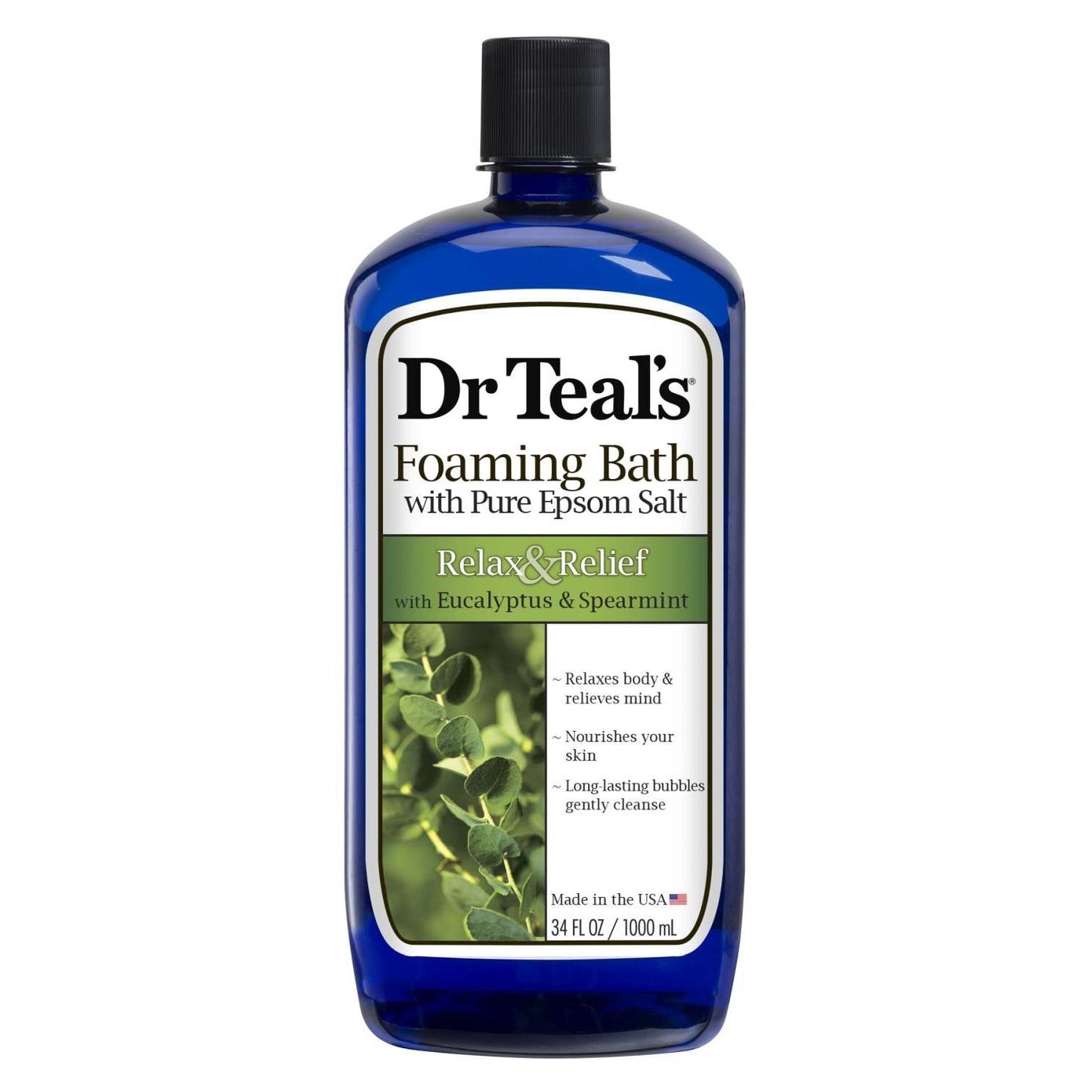 Dr Teals Relax  Relief With Eucalyptus  Spearmint Foaming Bath