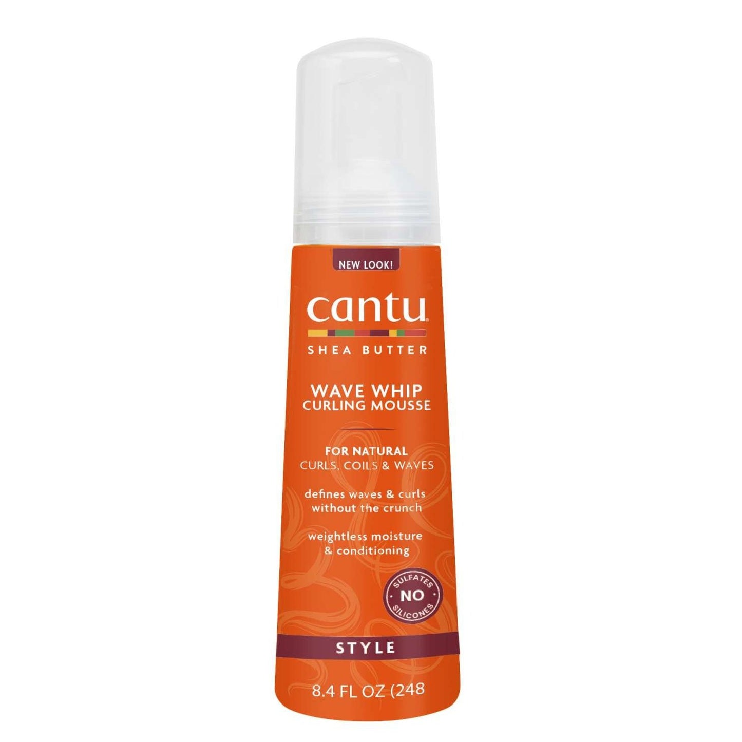 Cantu Manteca De Karité Para Cabello Natural Wave Whip Curling Mousse