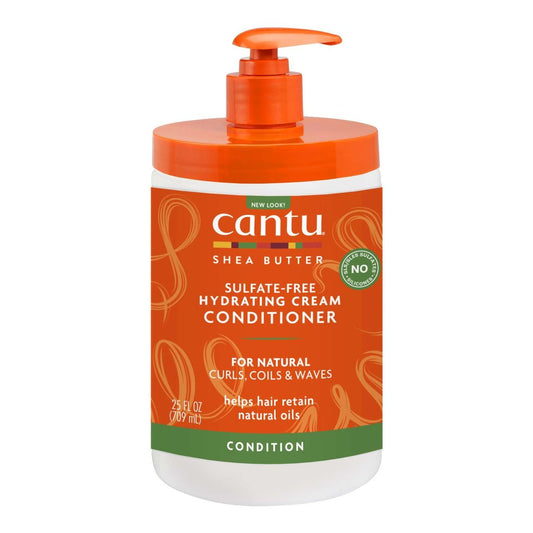 Cantu Manteca de karité para cabello natural Acondicionador en crema hidratante sin sulfato 25 oz.