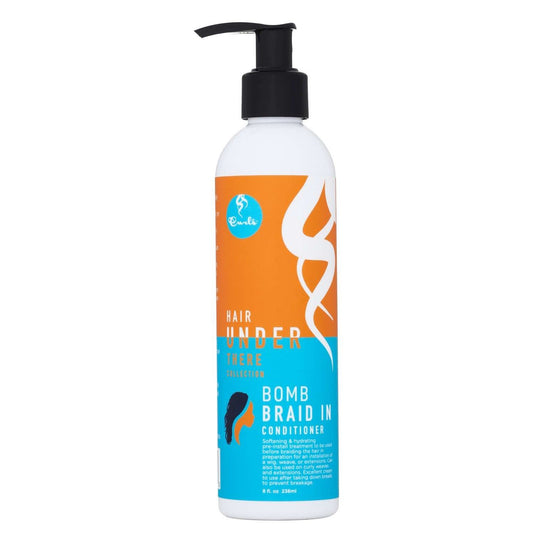 Rizos De Cabello Debajo De La Colección Bomb Braid En Acondicionador