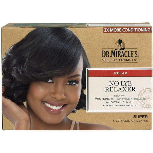 Dr.Miracle No-Lye Relaxer Kit Super