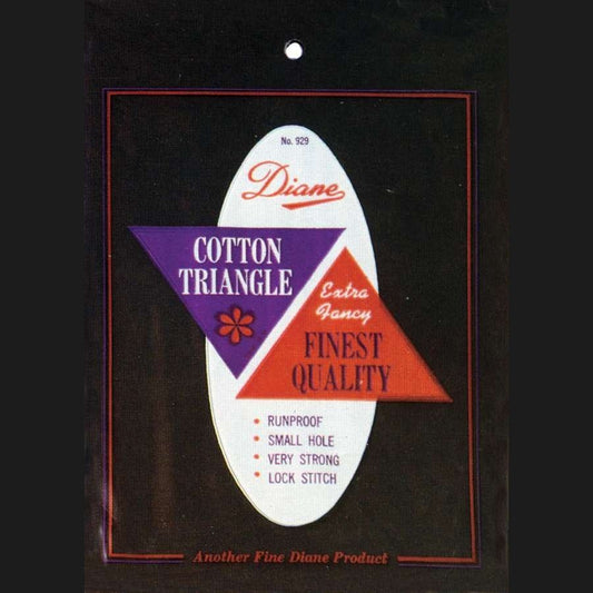 Diane Nets Triangle Cotton Black