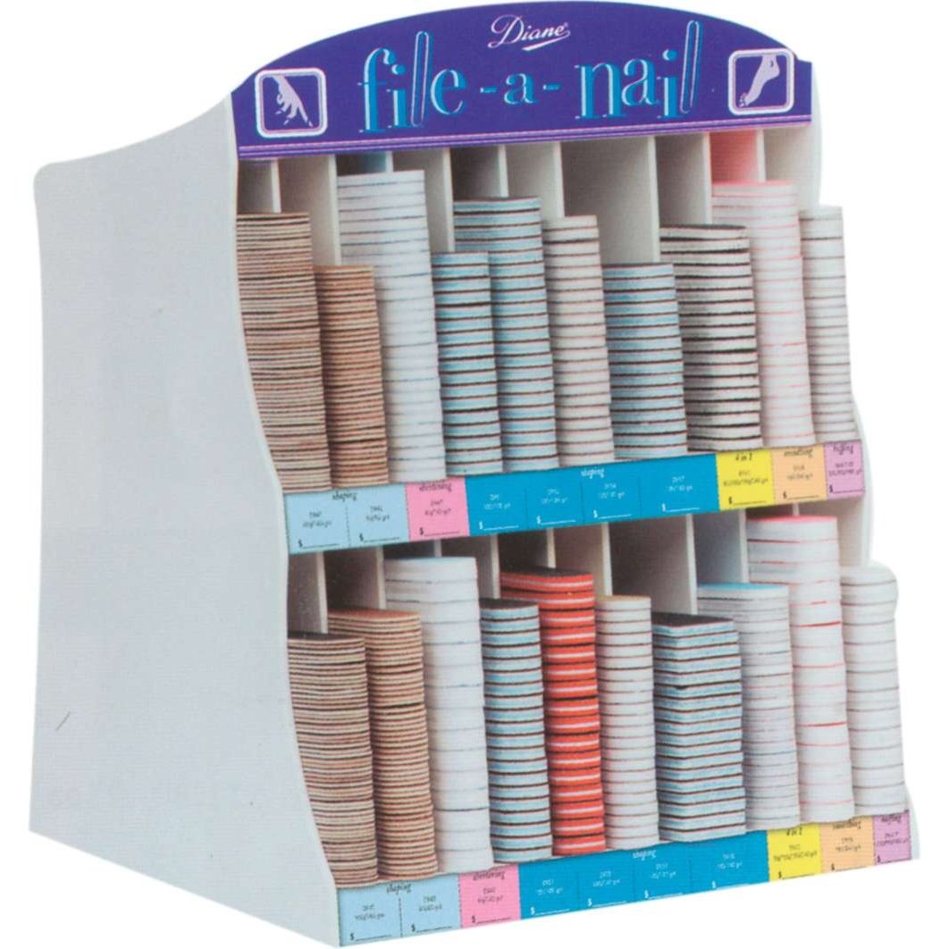 Diane Nail File Display 1000-Piece Display