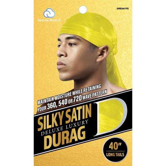 Dream Men Durag Smooththick Yellow