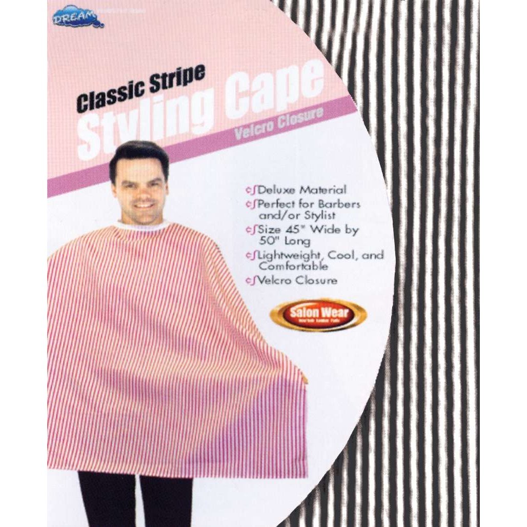 Dream Salon Wear -Styling Cape Stripe