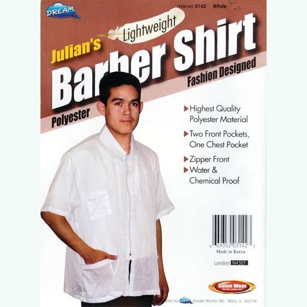 Dream Salon Wear -Barber Shirt White