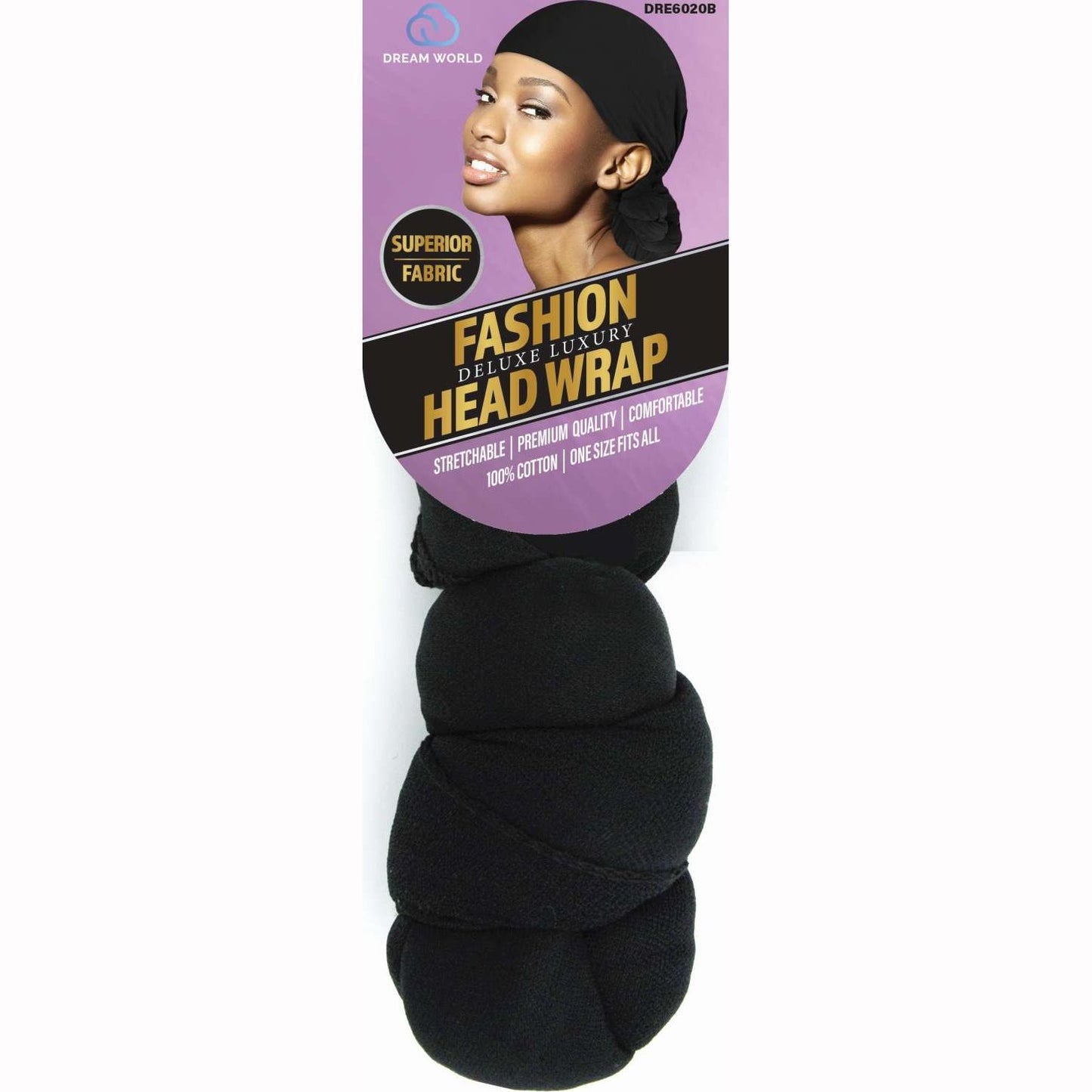 Dream Women Head Wrap Knotted Black