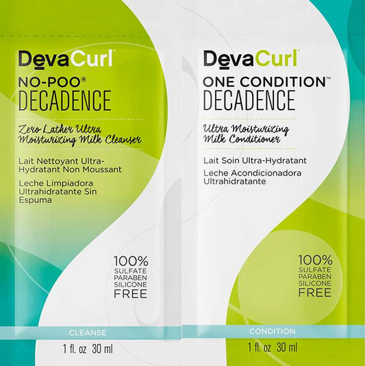 Devacurl No-Poo One Condition Decadence Tandem Packettes