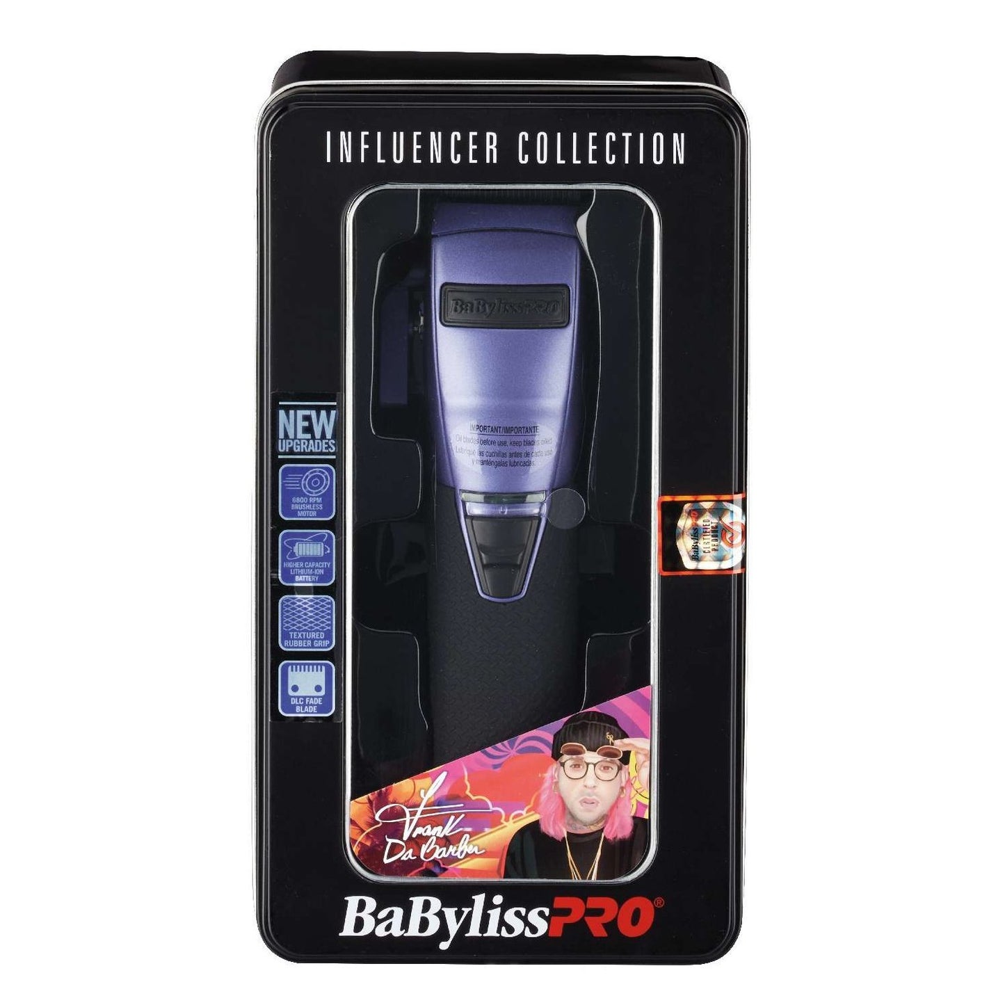 Babyliss4Barbers Cortapelos Influencer Edición Limitada Púrpura