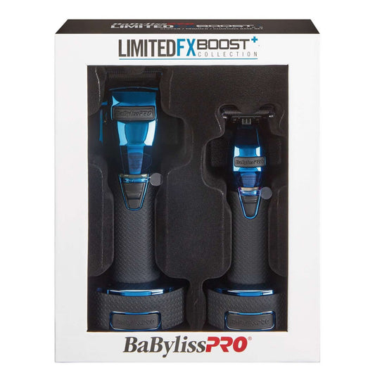Cortapelos Babyliss Fx Limited Fx Boost Plus, base de carga, colección azul