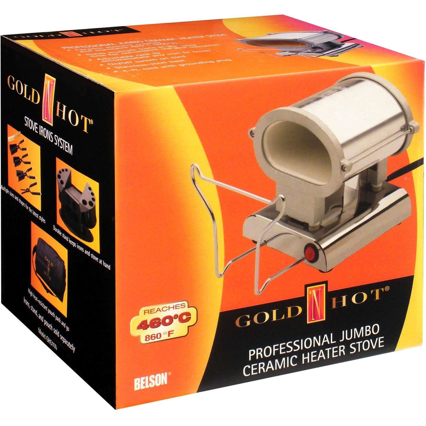 Estufa calefactora de cerámica Gold N Hot