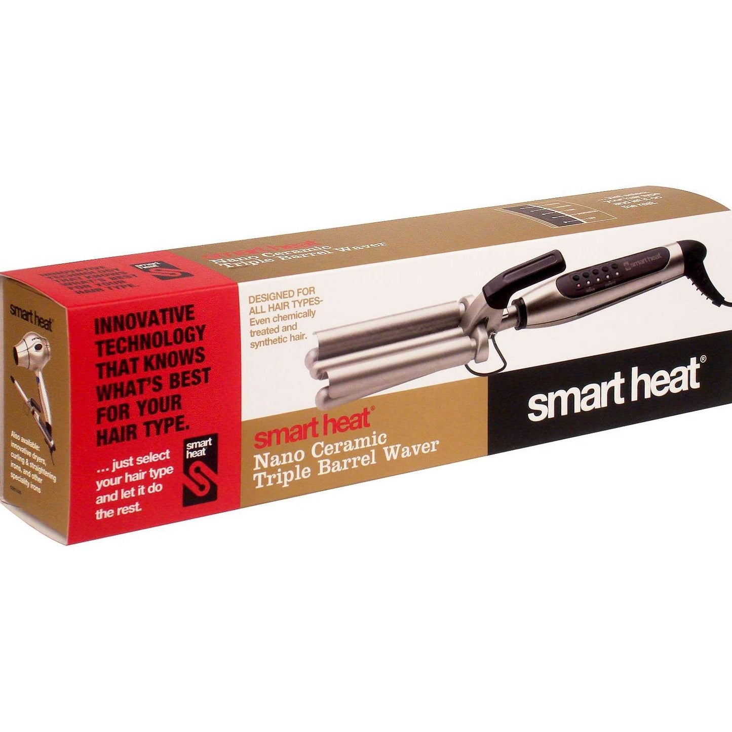 Waver de 3 barriles Smart Heat Nano Ceramic