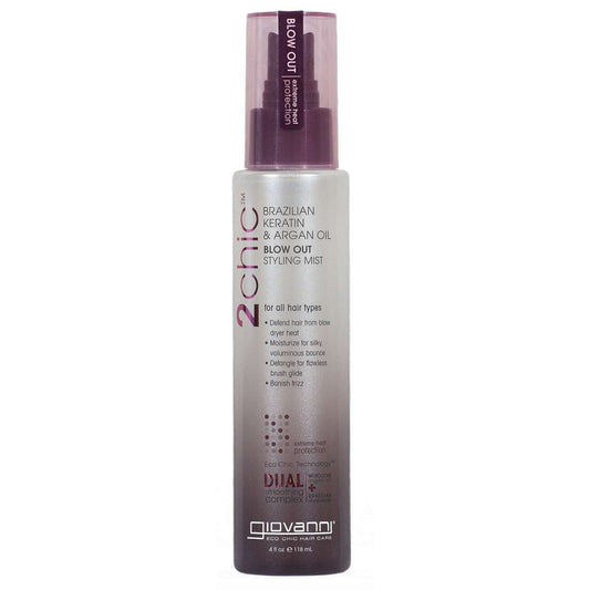 Giovanni 2Chic Brazilian Keratin  Argan Oil Blow Out Styling Mist