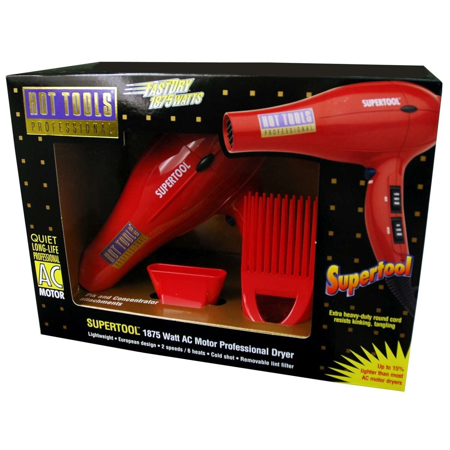 Secador profesional antiestático iónico Hot Tools - Púrpura