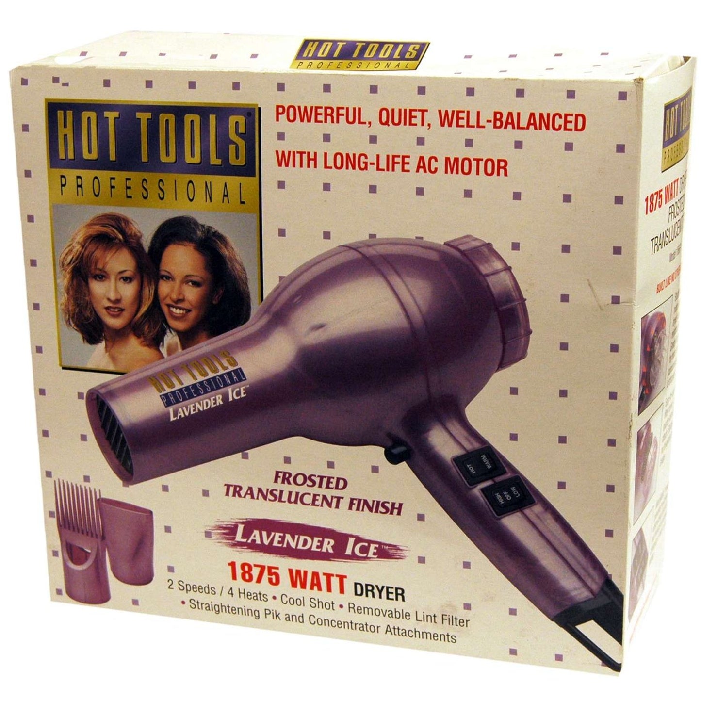 Secador de pelo de salón con casco antiestático iónico Hot Tools