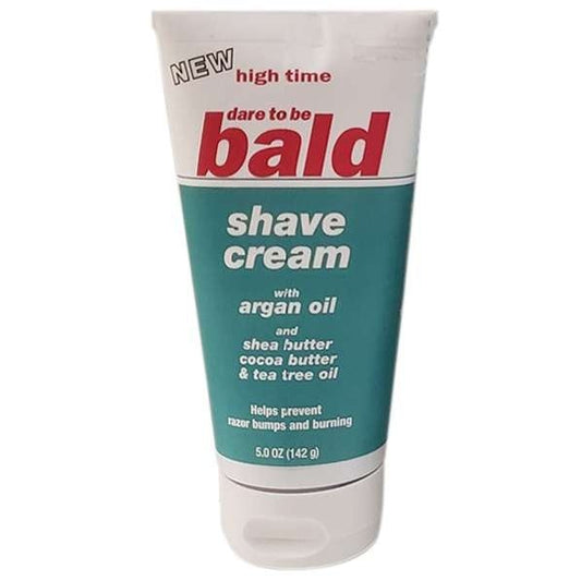 Dare To Be Bald Shave Cream With Argan Oil  Shea Butter  Cocoa Butter  Teatree Oil