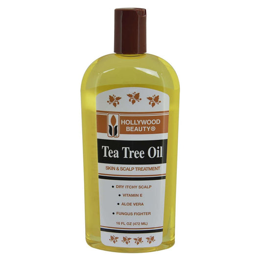 Aceite de árbol de té Hollywood Beauty, 16 onzas