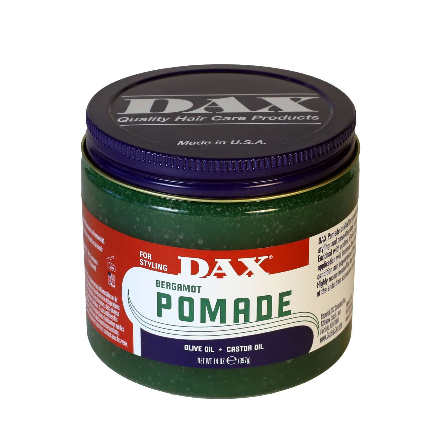 Dax Pomade Vegetable Oil