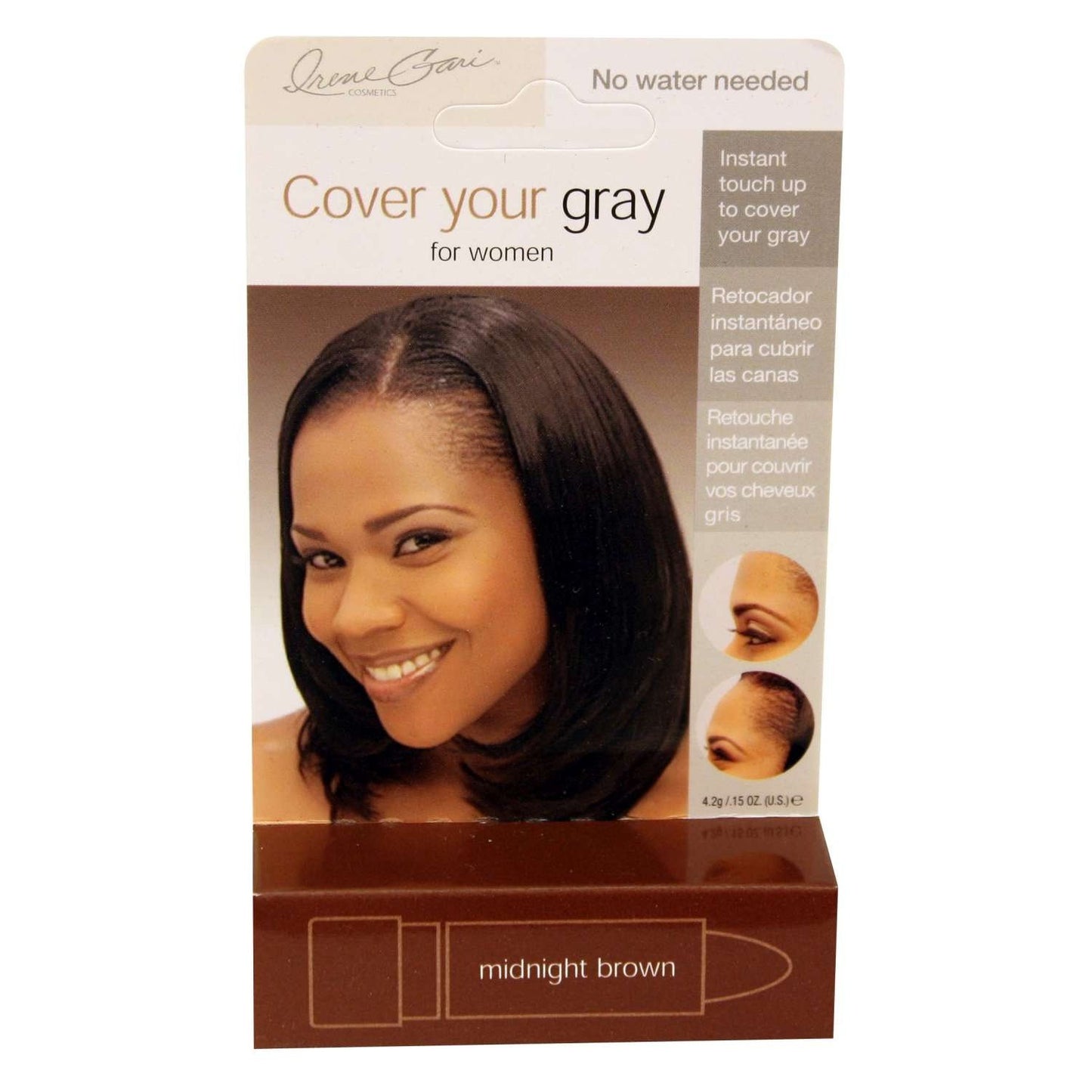 Cubre tu barra de retoque gris Midnight Brown