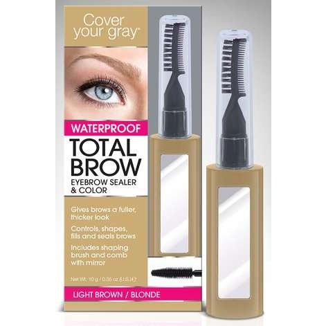 Cover Your Grey Waterproof Total Brow Sellador de cejas Color Marrón claro Rubio