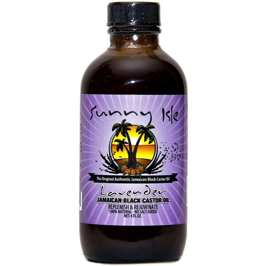 Aceite de ricino negro jamaicano Sunny Isle Lavender