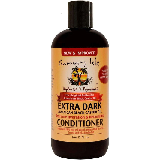 Acondicionador extra oscuro con aceite de ricino negro jamaicano Sunny Isle