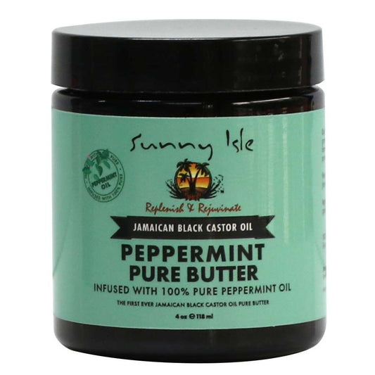 Jamaican Black Castor Oil Pure Butter Infused With Peppermint Oil